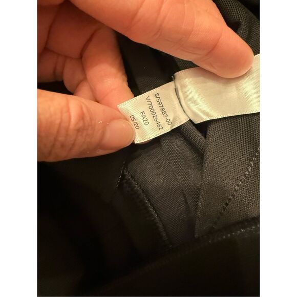 Athleta Black Pull-On Side Zipper Pockets Venice Pintuck Pant Size Small Tall - Picture 7 of 7